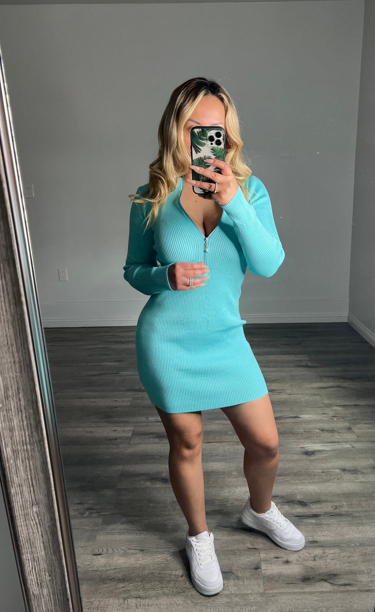 Blue Crush Sweater Dress