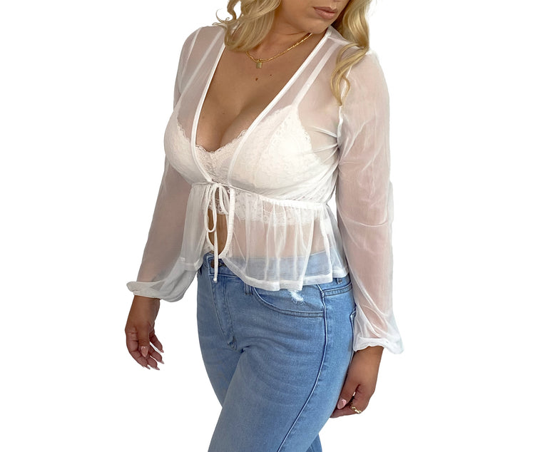 Come See Me Mesh Top