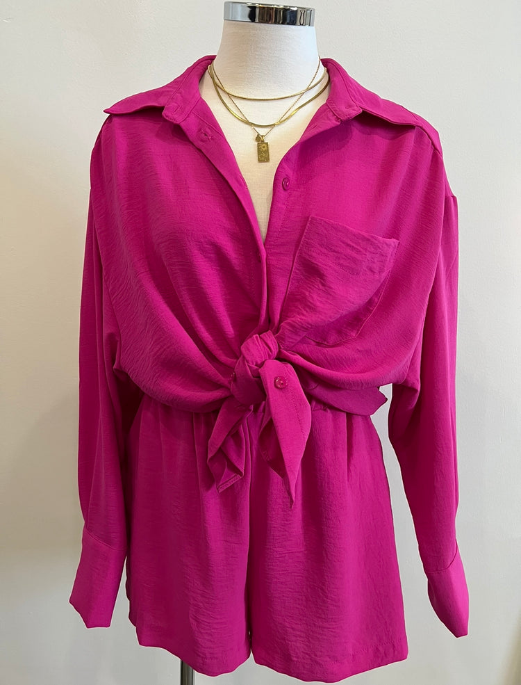 Let's Lounge Set (Fuchsia)