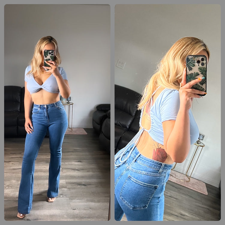 GiGi Backless Crop Top