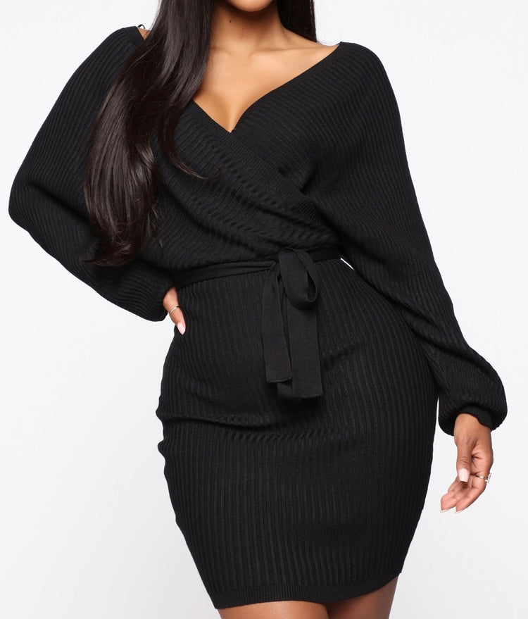 Rainy Nights Sweater Dress