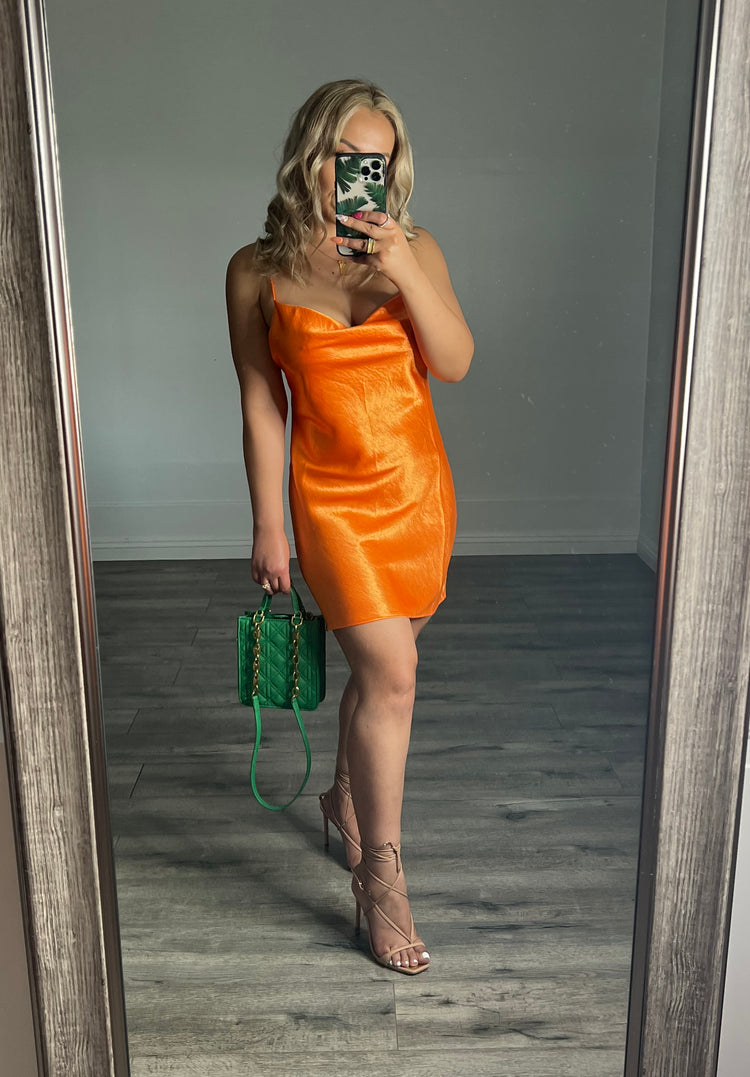 Sunkissed Satin Dress