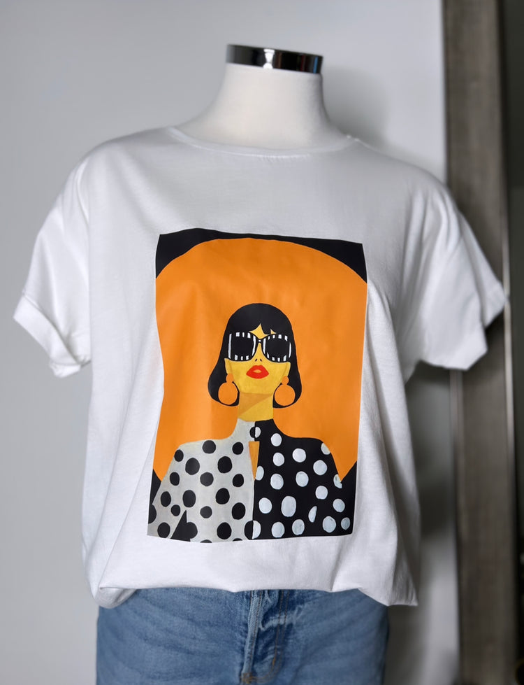 So Chic Tee (Orange)