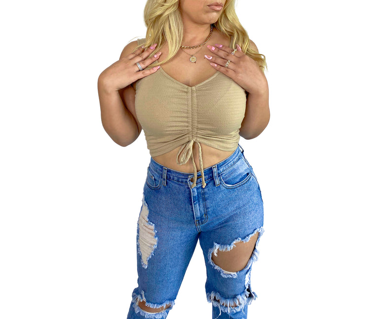 CoCo V-Neck Crop Top