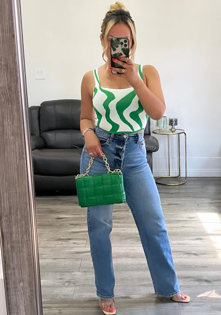 Green With Envy Top