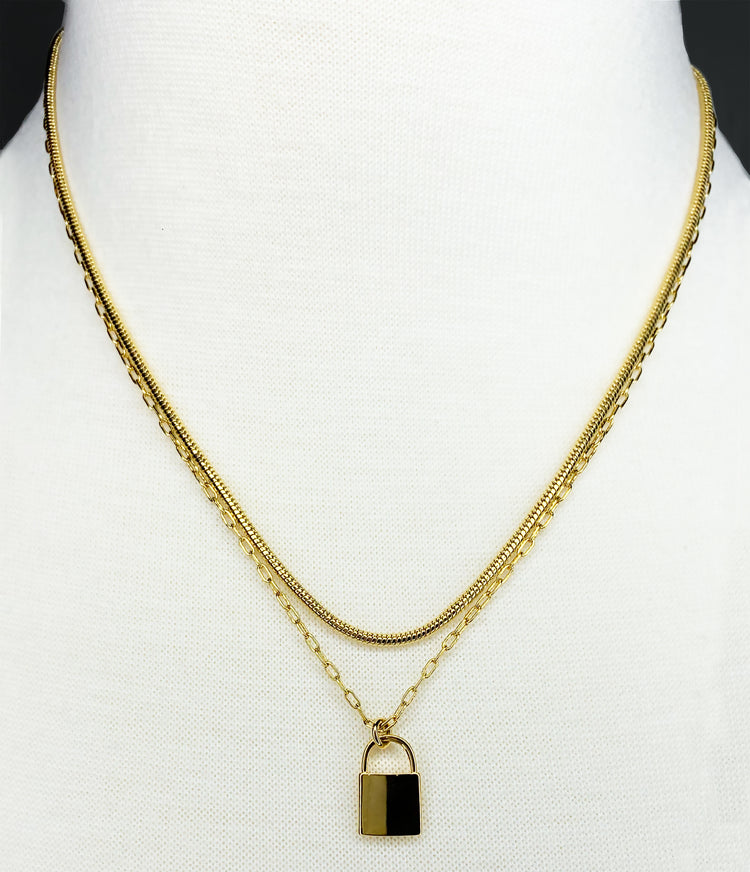 Sasha Lock Necklace